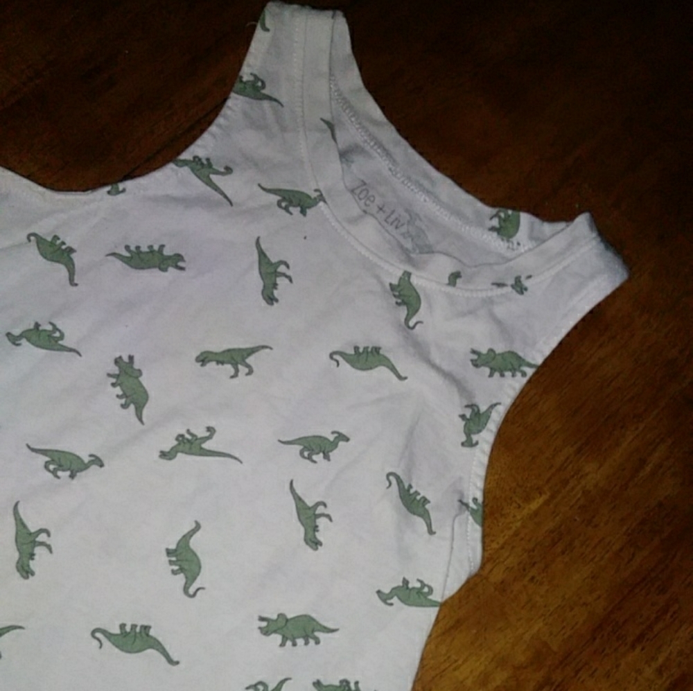 Dinosaur Print tank top